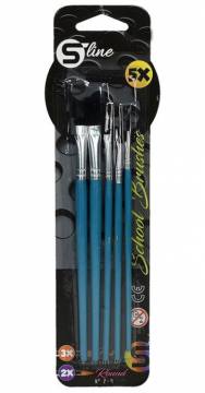 ČOPIČ S-LINE 3xPL.+ 2xOK. 5/1 BLISTER 3443