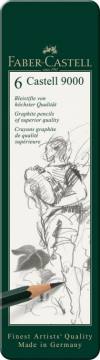 Set Faber-Castell Castell 9000 6/1 HB-8B 3825
