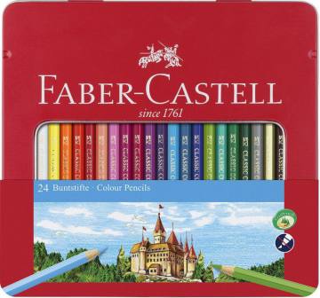 Barvice Faber-Castell Hex. 24/1 kovina 24/1 3998