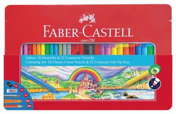 Set Faber-Castell Barvice + Flomastri 4000