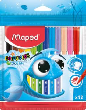 FLOMASTRI MAPED OCEAN 12/1 PVC 4375