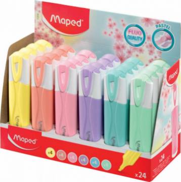 MARKER FLUO MAPED PASTEL (24/1-DISPLAY) 4420