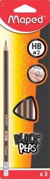 Grafitni svinčni Maped Black'peps z radi 4529