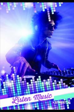 Zvezek Street1 A4 visoki karo A4 4739