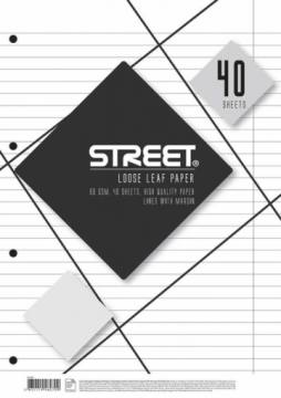 LISTI VLOŽNI STREET A4/OC 80G 40L A4 4969