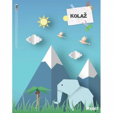 Lepljen kolaž A3 A3 8996