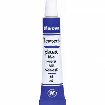 BARV. TEMPERA KARBON 18ml 10/1 MODRA Modra 9660
