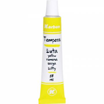 BARV. TEMPERA KARBON 18ml 10/1 RUMENA Rumena 9661