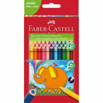 Barvice Faber-Castell Trikotne Jumbo 9706