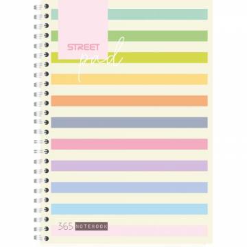 ZVEZEK ŠPIRALA S.PAD STRIPES A5 1R 100L A5 10920