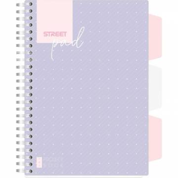 ZVEZEK ŠPIRALA S.PAD DOTS A5 5M 100L PR A5 10933