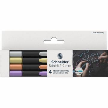 MARKER PAINT SCHNEIDER 020 SORT 4/ 1-2MM Zelena 11595