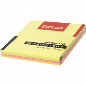 Samolepilni lističi Optima neon mix 100 11728