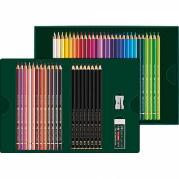 SET FC POLYCHROMOS & PITT GRAPH.MAT 40+8 11961