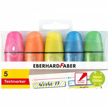 MARKER MINI GLITER NEON  EBERHARDFABER 11065
