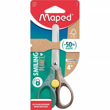 ŠKARJE MAPED SMILING PLANET 13CM BLI 11096