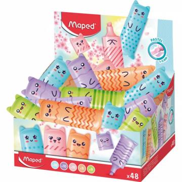 MARKER FLUO MAPED PASTEL MINI 48/1 DISPL 11425