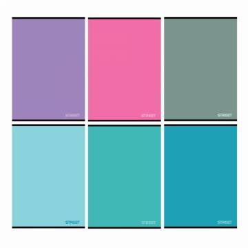 ZVEZEK STREET COLOURS A4 OC 54L A4 11433