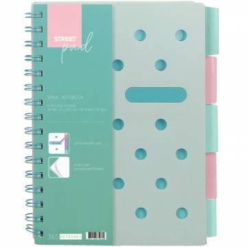 ZVEZEK ŠPIRALA S.PAD GREEN A4 1R PR A4 11131