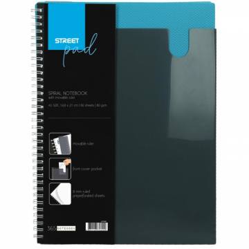 ZVEZEK ŠPIRALA S.PAD OFFICE BLUE A5 1R A5 11148