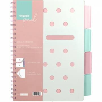 ZVEZEK ŠPIRALA S.PAD PINK A5 5M PR A5 11157