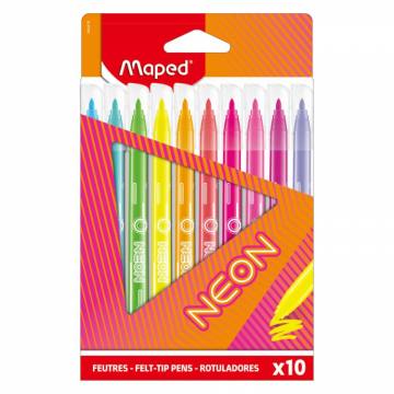FLOMASTRI MAPED NEON 10/1 KARTON 12350