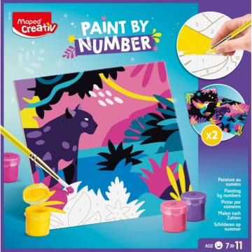 SET KREATIVNI MAPED BARV.PO ŠTEV. LEOPAR 12369