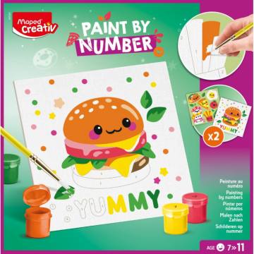 SET KREATIVNI MAPED BARV.PO ŠTEV. YUMMY 12370
