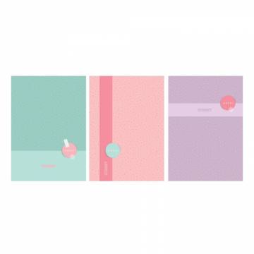 Zvezek Street Unique A4 črte z robom A4 12451